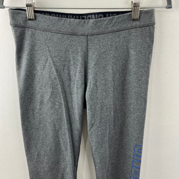 Under Armour Gray Yoga Leggings Elastic Waist Pull On Performance Size M Medium - Picture 4 of 7